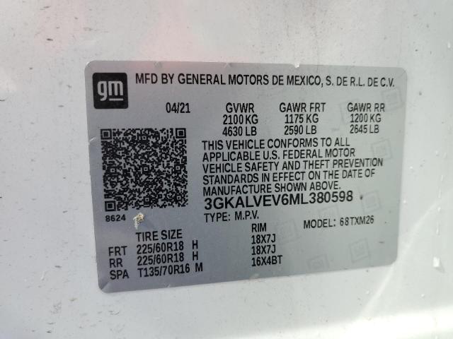Photo 14 from auction – 2021 GMC TERRAIN SL with VIN 3GKALVEV6ML380598