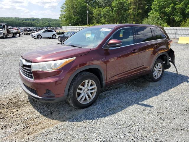 Foto 1 de la subasta – 2015 TOYOTA HIGHLANDER con VIN 5TDZKRFH2FS099204