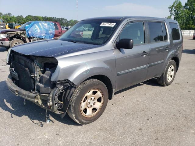 HONDA PILOT LX 2010 with VIN 5FNYF3H21AB009592 - Photo from auction