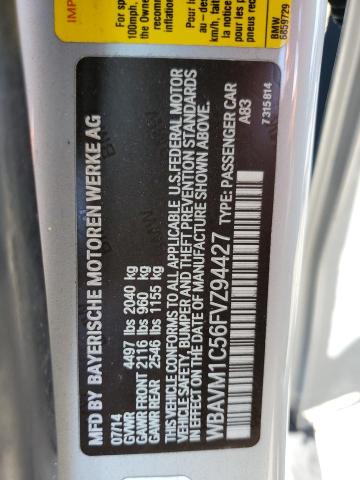 Photo 14 from auction – 2015 BMW X1 SDRIVE2 with VIN WBAVM1C56FVZ94427