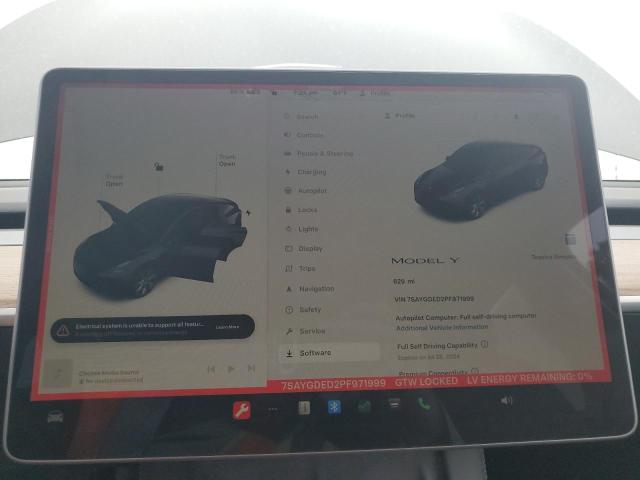 Photo 9 from auction – 2023 TESLA MODEL Y with VIN 7SAYGDED2PF971999