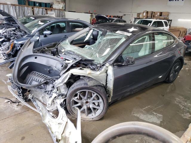 TESLA MODEL 3 2022 with VIN 5YJ3E1EAXNF288818 - Photo from auction