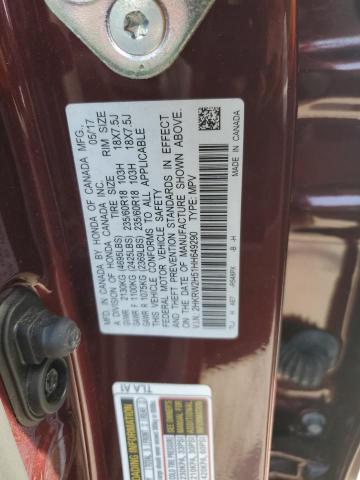 Photo 14 from auction – 2017 HONDA CR-V EX with VIN 2HKRW2H51HH649290