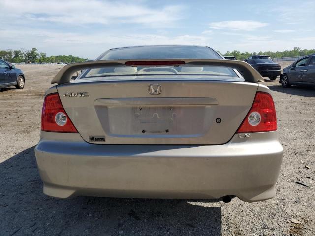 Photo 6 from auction – 2005 HONDA CIVIC LX with VIN 1HGEM22535L012553
