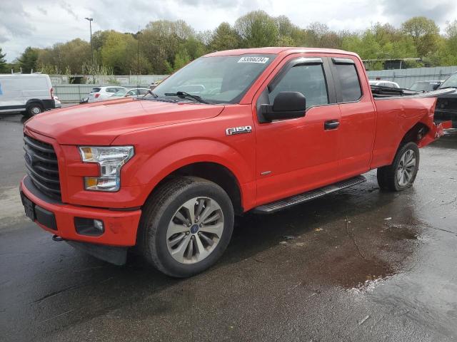 FORD F150 SUPER 2017 with VIN 1FTEX1EP7HKC27134 - Photo from auction