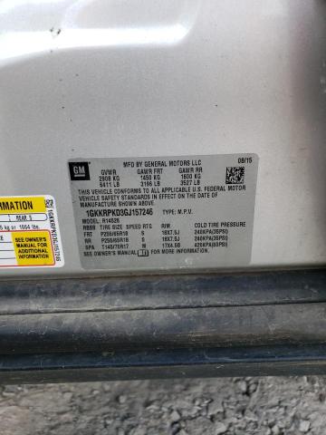 Photo 14 from auction – 2016 GMC ACADIA SLE with VIN 1GKKRPKD3GJ157246