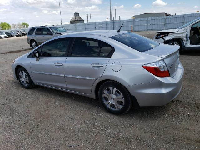 Photo 2 from auction – 2012 HONDA CIVIC HYBR with VIN JHMFB4F30CS000312