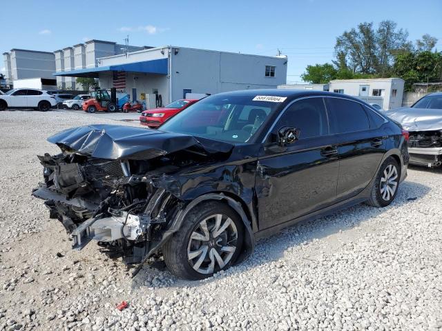 HONDA CIVIC LX 2022 with VIN 2HGFE2F27NH516702 - Photo from auction