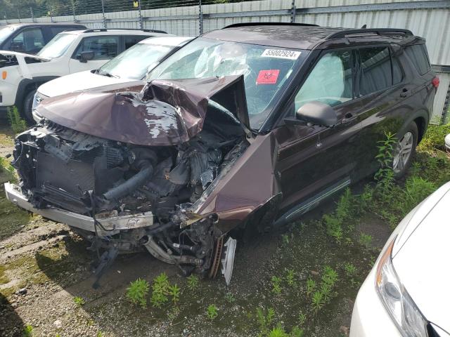 FORD EXPLORER X 2020 with VIN 1FMSK8DH8LGA20795 - Photo from auction