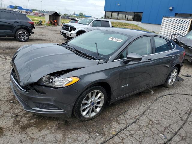 FORD FUSION SE 2017 with VIN 3FA6P0LU7HR374028 - Photo from auction