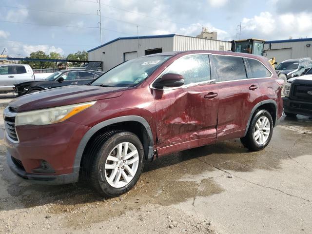 TOYOTA HIGHLANDER 2015 with VIN 5TDZKRFH6FS093714 - Photo from auction