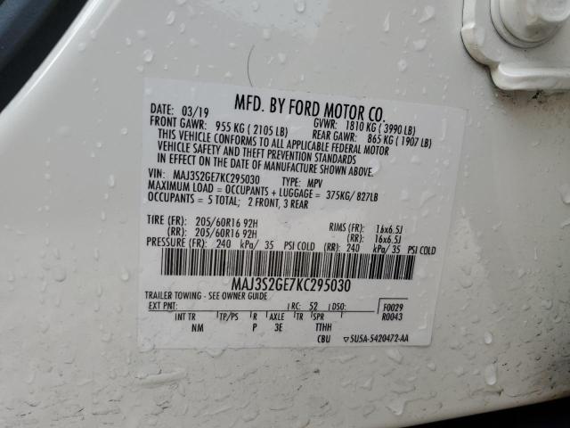 Photo 14 from auction – 2019 FORD ECOSPORT S with VIN MAJ3S2GE7KC295030