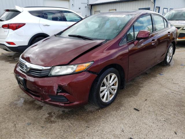 HONDA CIVIC EX 2012 with VIN 19XFB2F80CE092980 - Photo from auction