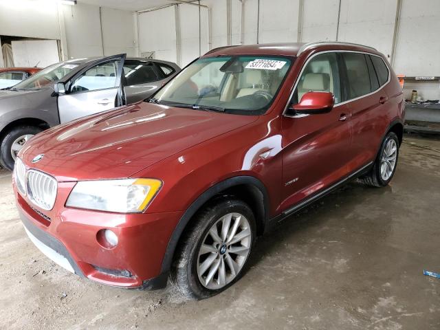 BMW X3 XDRIVE2 2011 with VIN 5UXWX5C55BL701112 - Photo from auction
