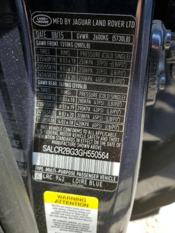 Photo 14 from auction – 2016 LAND ROVER DISCOVERY with VIN SALCR2BG3GH550564