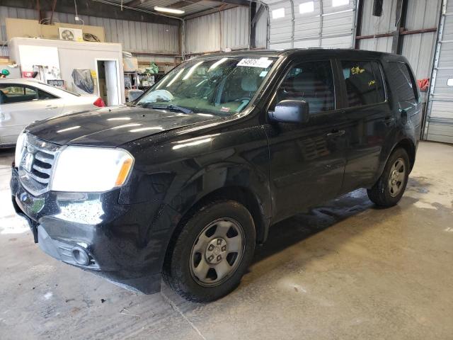HONDA PILOT LX 2014 with VIN 5FNYF4H25EB028688 - Photo from auction