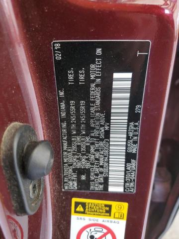 Photo 14 from auction – 2018 TOYOTA HIGHLANDER with VIN 5TDDZRFH4JS835073