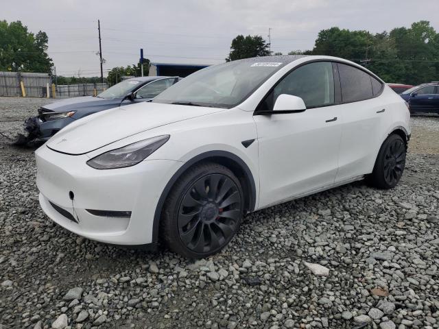 TESLA MODEL Y 2022 with VIN 7SAYGDEF1NF415360 - Photo from auction