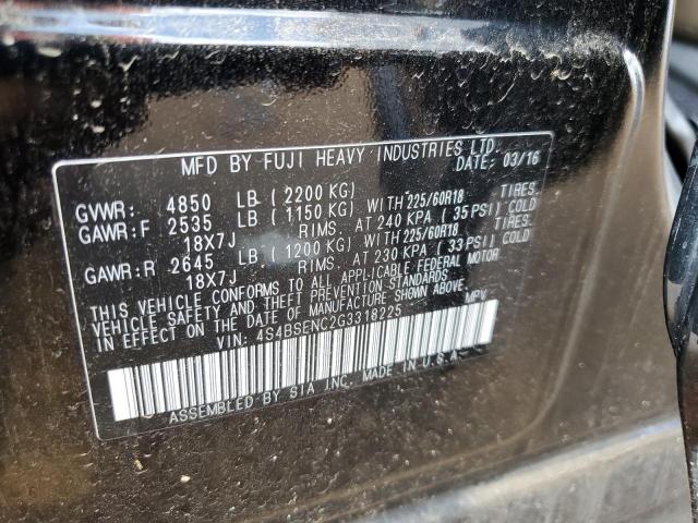Photo 14 from auction – 2016 SUBARU OUTBACK 3. with VIN 4S4BSENC2G3318225