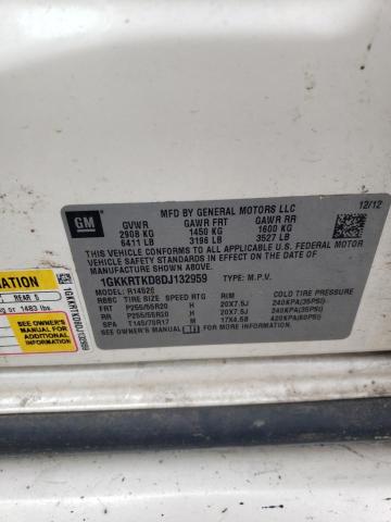 Photo 14 from auction – 2013 GMC ACADIA DEN with VIN 1GKKRTKD8DJ132959