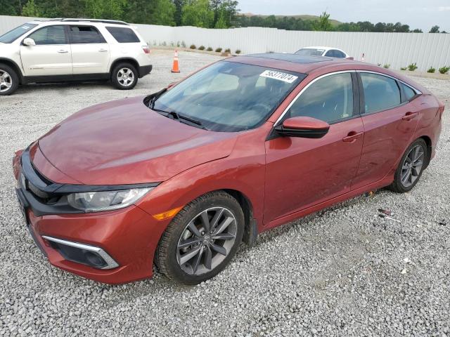 HONDA CIVIC EX 2019 with VIN JHMFC1F35KX000643 - Photo from auction