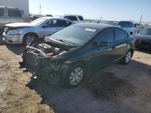 HONDA CIVIC LX 2012 with VIN 2HGFB2F5XCH520341 - Photo from auction