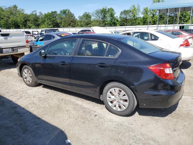Photo 2 from auction – 2012 HONDA CIVIC LX with VIN 19XFB2F52CE346405
