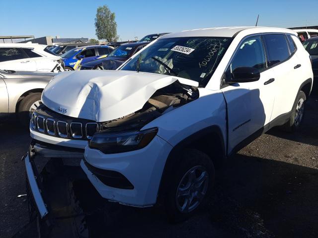 JEEP COMPASS SP 2022 with VIN 3C4NJDAB6NT205553 - Photo from auction