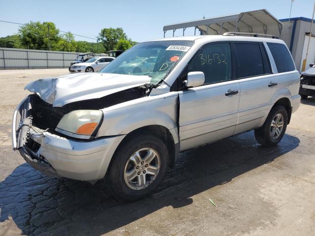 Photo 1 from auction – 2003 HONDA PILOT EXL with VIN 2HKYF185X3H501282