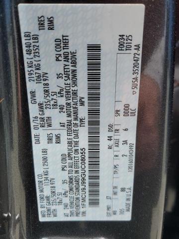 Photo 14 from auction – 2016 FORD ESCAPE TIT with VIN 1FMCU9J99GUC08055
