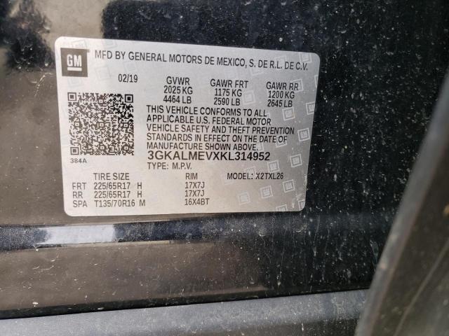 Photo 14 from auction – 2019 GMC TERRAIN SL with VIN 3GKALMEVXKL314952
