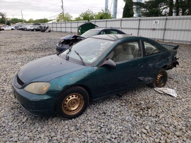 HONDA CIVIC LX 2002 with VIN 1HGEM22552L079747 - Photo from auction