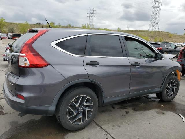 Photo 3 from auction – 2016 HONDA CR-V SE with VIN 2HKRM3H49GH521896