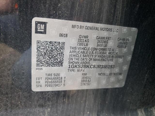 Photo 14 from auction – 2018 GMC YUKON SLT with VIN 1GKS2BKC8JR385153