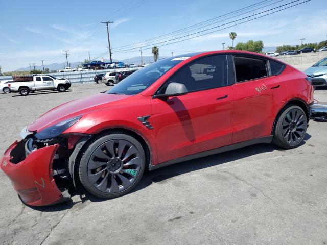 TESLA MODEL Y 2022 with VIN 7SAYGDEFXNF354932 - Photo from auction