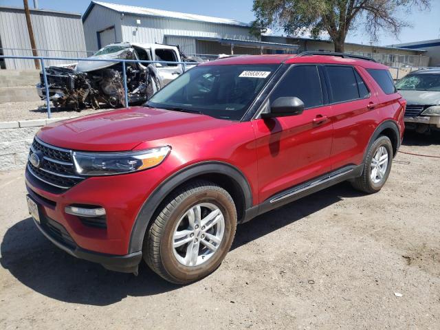 FORD EXPLORER X 2021 with VIN 1FMSK8DH8MGC09190 - Photo from auction