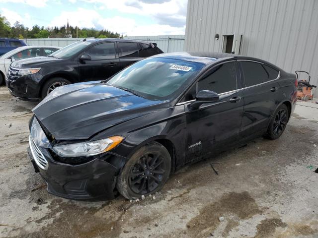 FORD FUSION SE 2019 with VIN 3FA6P0LU2KR222164 - Photo from auction