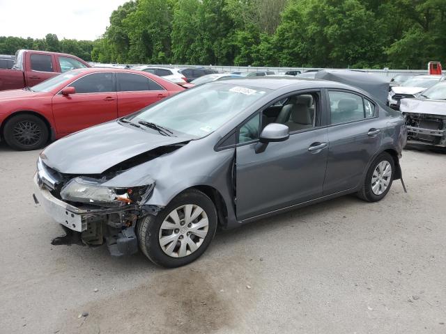 HONDA CIVIC LX 2012 with VIN 19XFB2F58CE377755 - Photo from auction