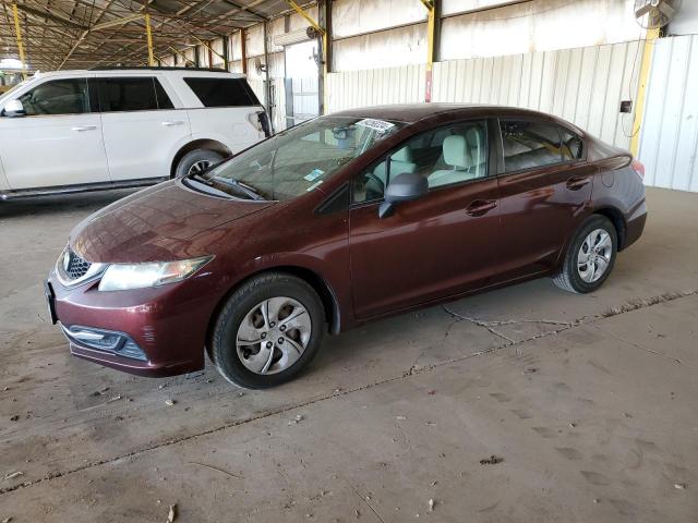 HONDA CIVIC LX 2013 with VIN 19XFB2F52DE232194 - Photo from auction