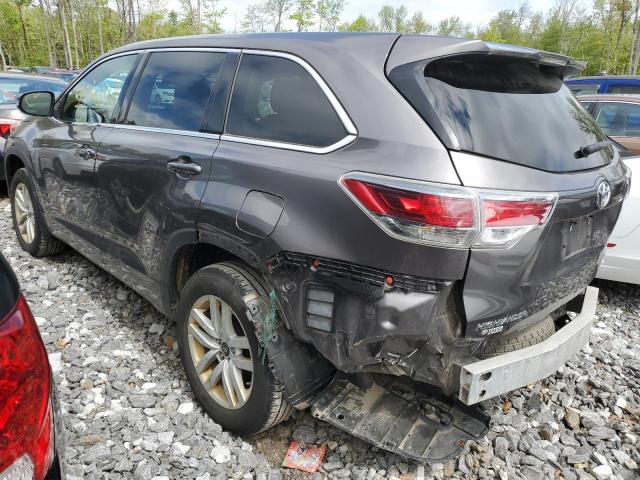 Photo 2 from auction – 2016 TOYOTA HIGHLANDER with VIN 5TDBKRFH4GS279500
