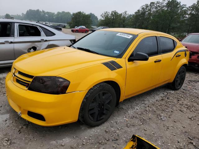 DODGE AVENGER SE 2012 with VIN 1C3CDZAB2CN325332 - Photo from auction
