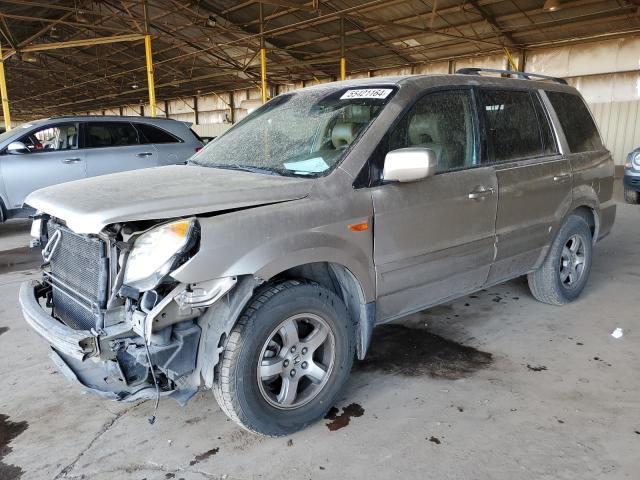 HONDA PILOT EX 2006 with VIN 2HKYF18576H517458 - Photo from auction