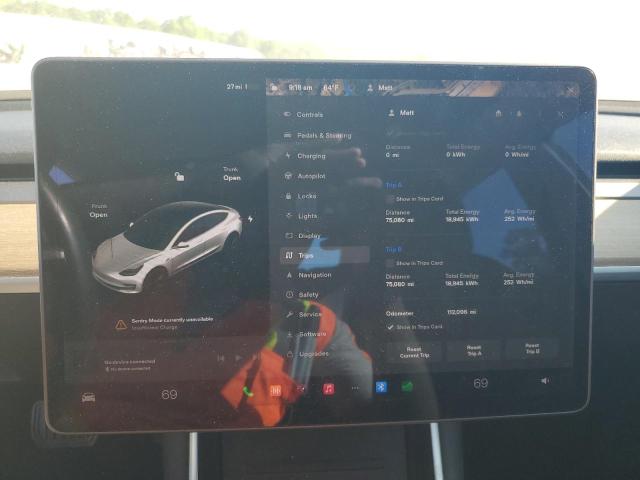Photo 9 from auction – 2018 TESLA MODEL 3 with VIN 5YJ3E1EA5JF035223