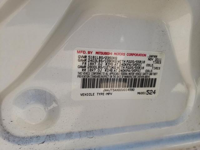 Photo 14 from auction – 2012 MITSUBISHI OUTLANDER with VIN JA4JT5AX0CU014590