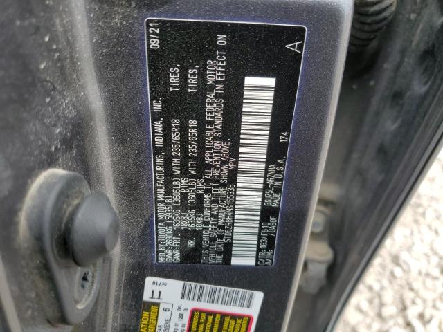 Photo 14 from auction – 2021 TOYOTA HIGHLANDER with VIN 5TDBZRBH4MS155336