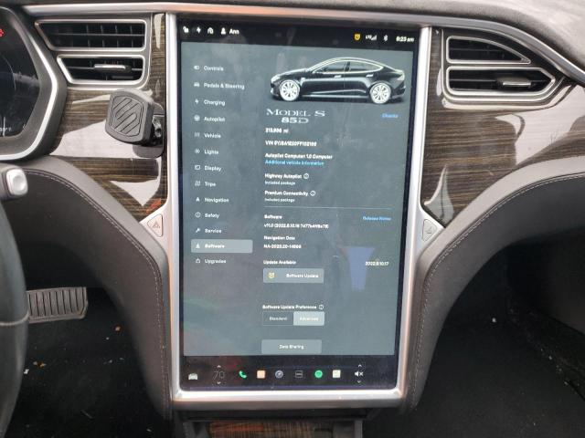 Photo 9 from auction – 2015 TESLA MODEL S with VIN 5YJSA1E20FF102169