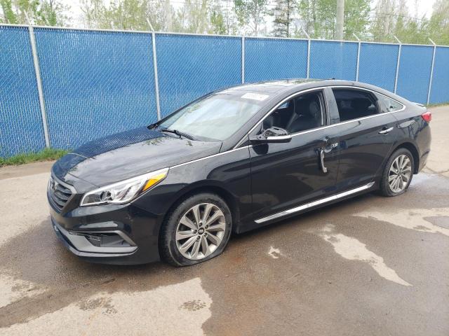 HYUNDAI SONATA SPO 2017 with VIN 5NPE34AF2HH483898 - Photo from auction