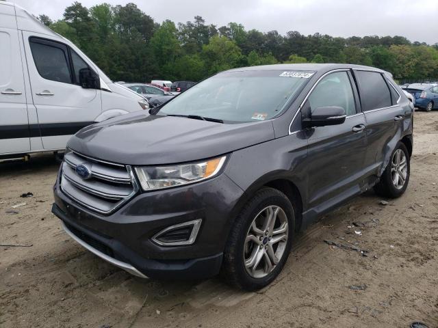 FORD EDGE TITAN 2017 with VIN 2FMPK3K97HBB75986 - Photo from auction