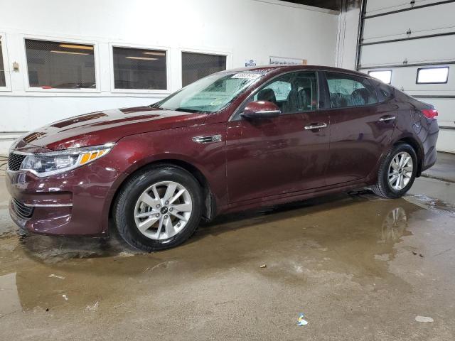 KIA OPTIMA LX 2018 with VIN 5XXGT4L31JG228916 - Photo from auction