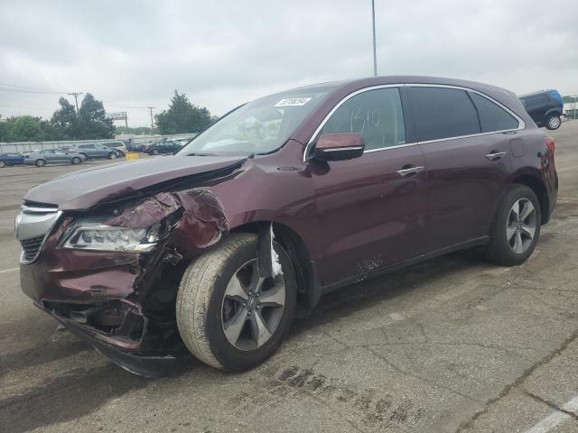 ACURA MDX 2016 with VIN 5FRYD4H29GB057005 - Photo from auction